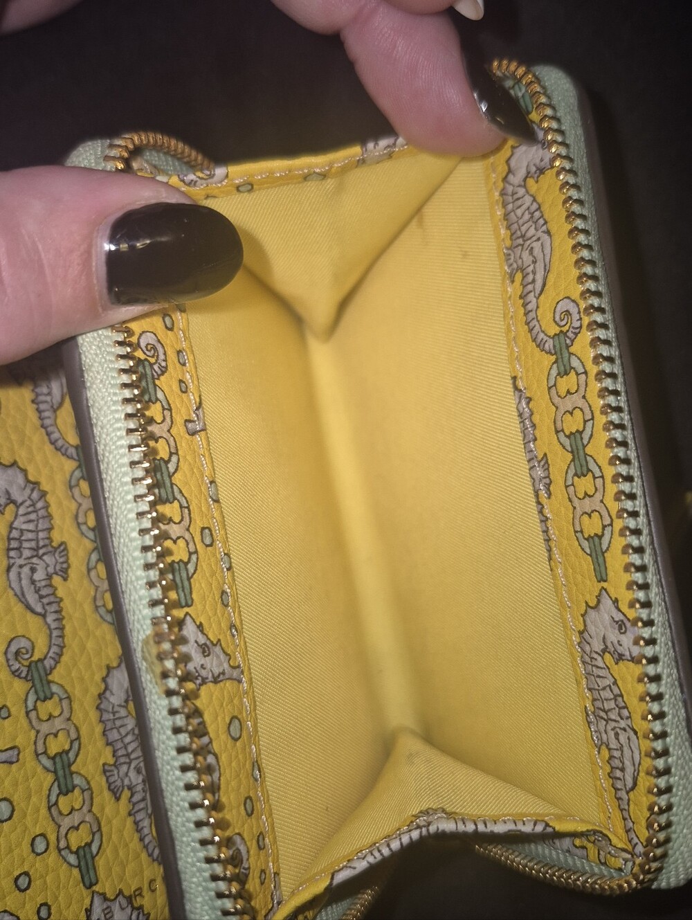 Tory Burch Seahorse Bi-Fold Wallet - Picture 6 of 8